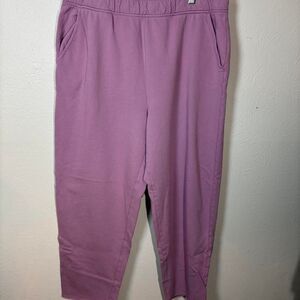 Gap Women's Purple and Pink Trousers